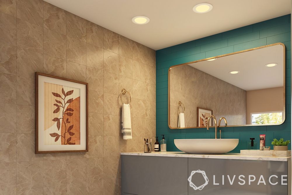 types of lighting-recessed lights-bathroom-ceiling light