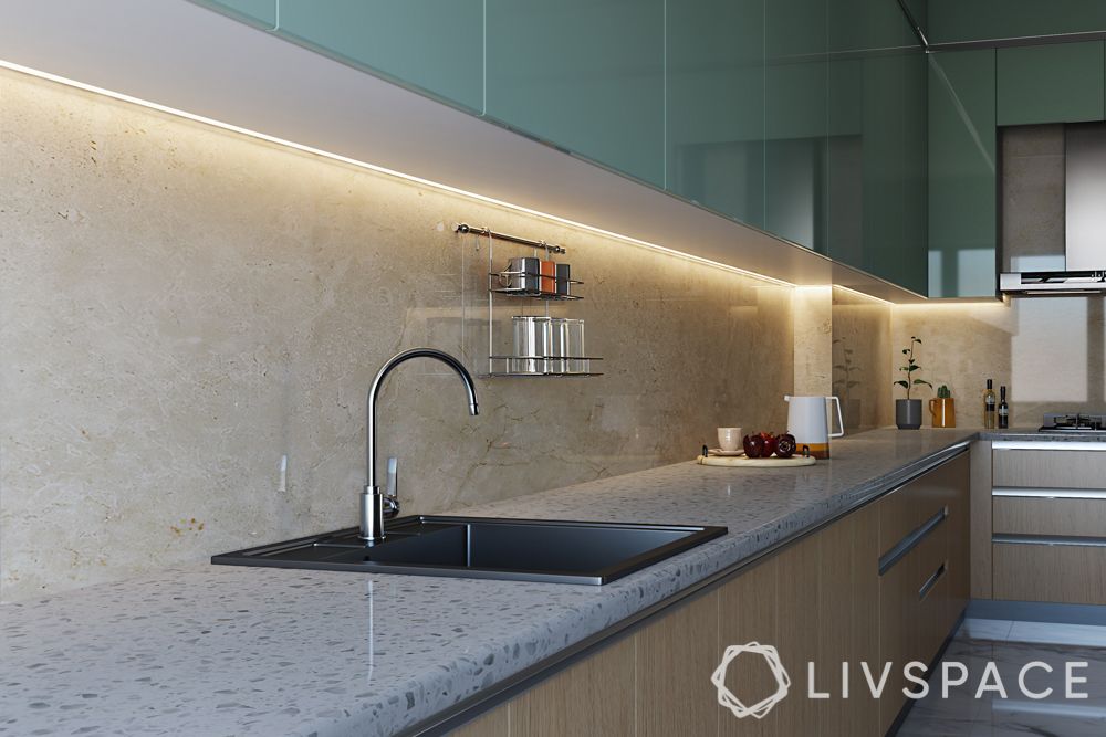 types of lighting-under cabinet lights-profile lights-kitchen