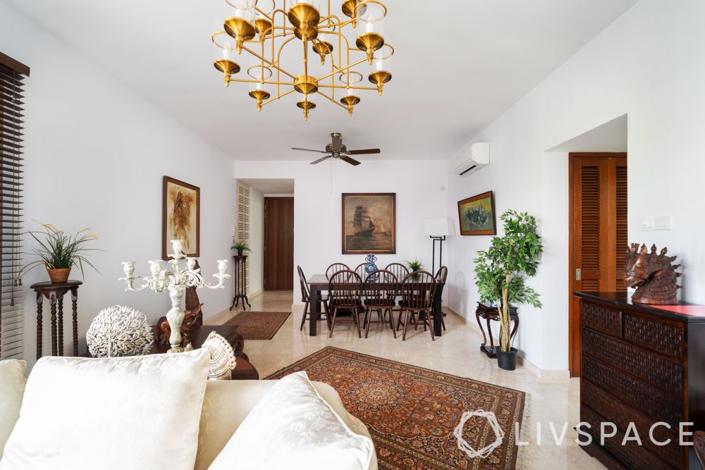 palm grove condo-dining room