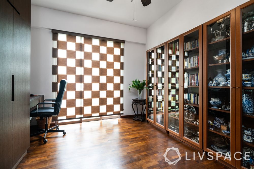 palm grove condo-study room-wardrobe-parquet flooring