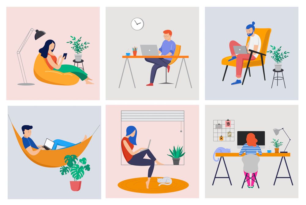 home-office-work-from-home-illustration