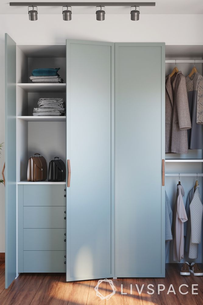 wardrobe designs for bedroom-minimal-swing door-internal accessories