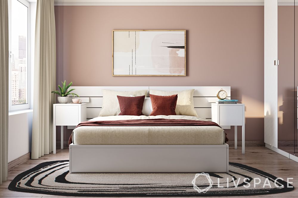 pale-pink-colour-bedroom-white-bed