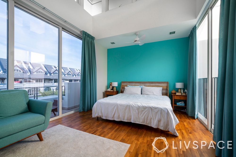 blue-wall-paint-bedroom