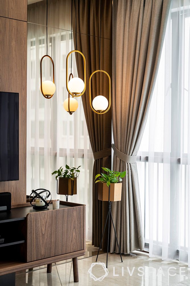 condominium-interior-design-living-room-pendant-light