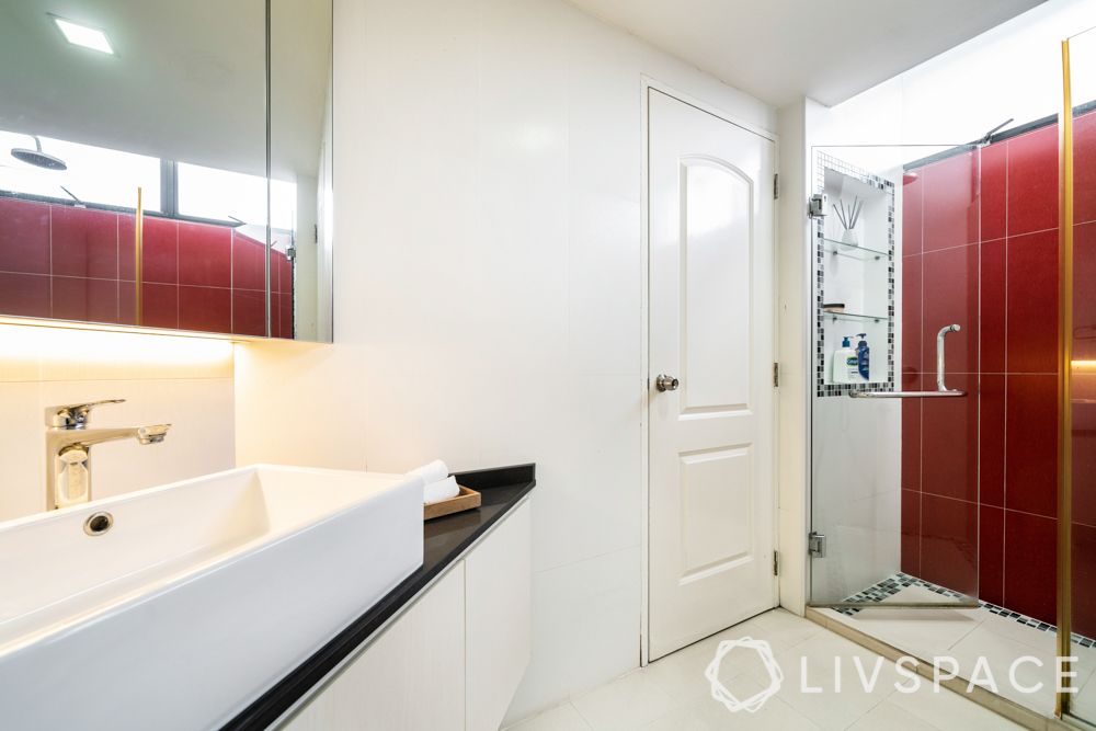 3-bedroom-condo-bathroom-red-tiles-shower-area