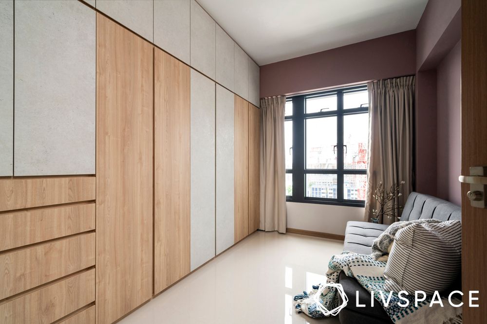 built-in-wardrobes-light-wood-laminate-shutters