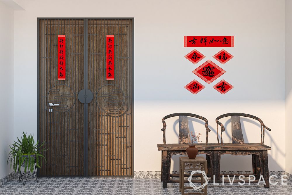 chinese-new-year-2021-door-couplets-entrance-bench