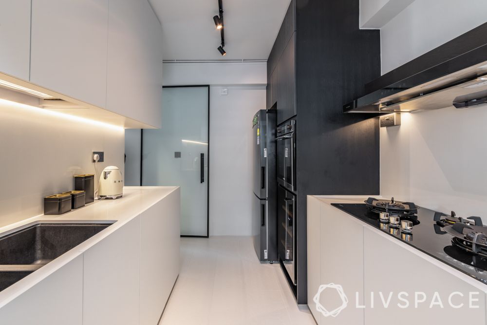 hdb-interior-design-kitchen-parallel-layout-glass door