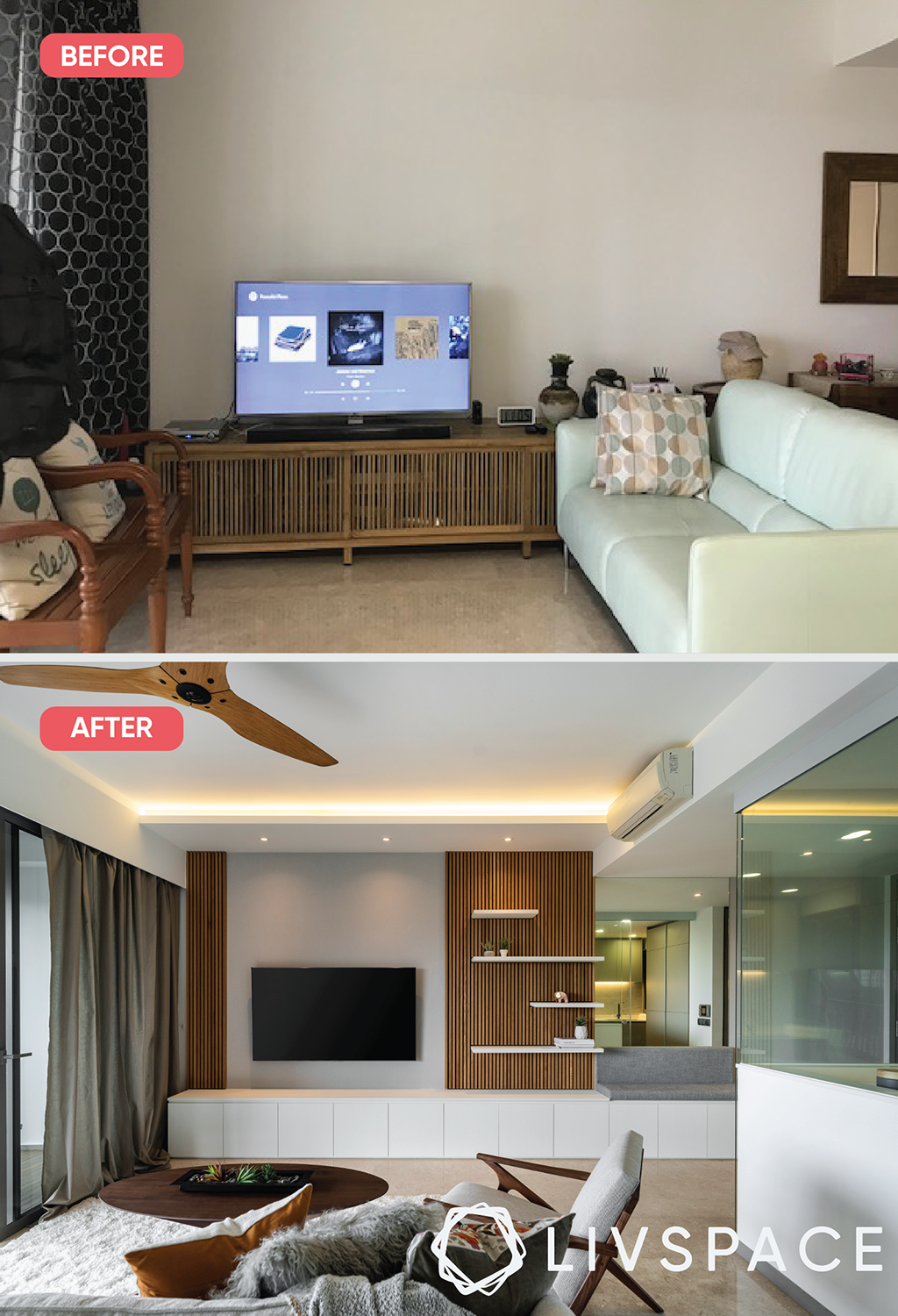 renovate-tv-feature-wall-before-after-wooden-panel