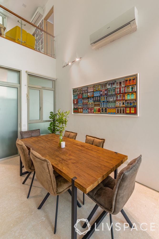 condo-interiors-dining-room-upholstered-brown-chairs