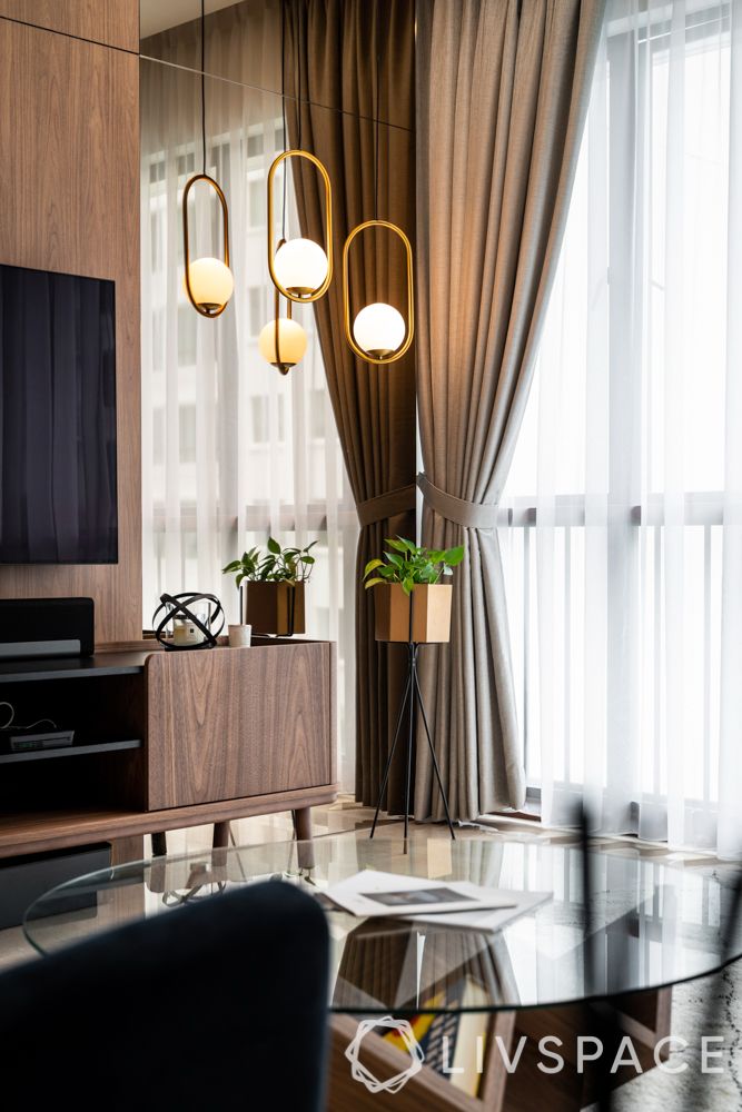 condo-living-room-design-lights-pendant-metallic