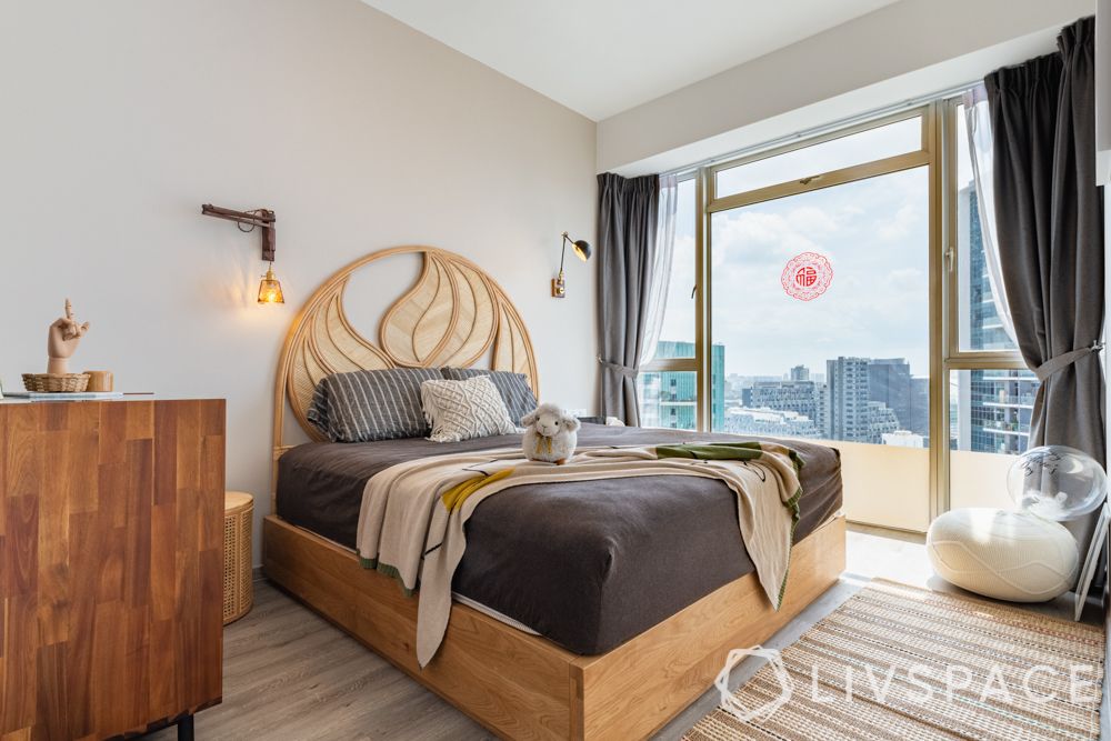 condo-renovation-singapore-bedroom-wooden-flooring-bed