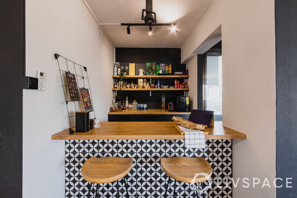 3gen-flats-breakfast-counter-patterned-tiles-wooden-top-stools