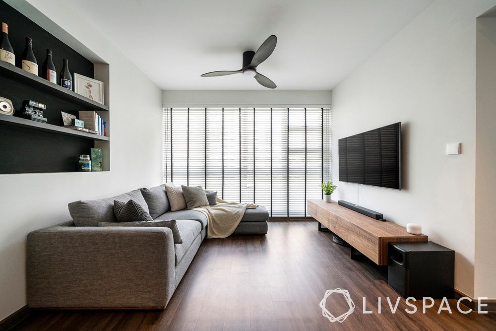 interior-design-styles-minimalist-wooden-flooring-grey-l-shaped-sofa