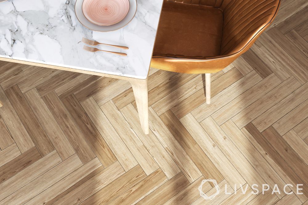 types-of-flooring-vinyl-herringbone-pattern