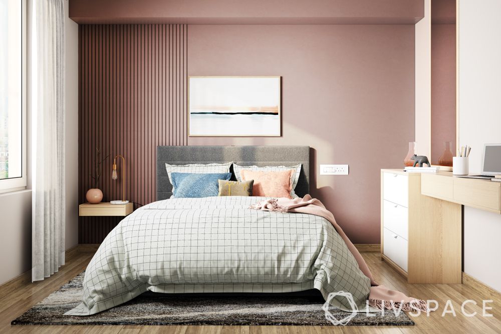 master-bedroom-ideas-soft-furnishings-pink-wall