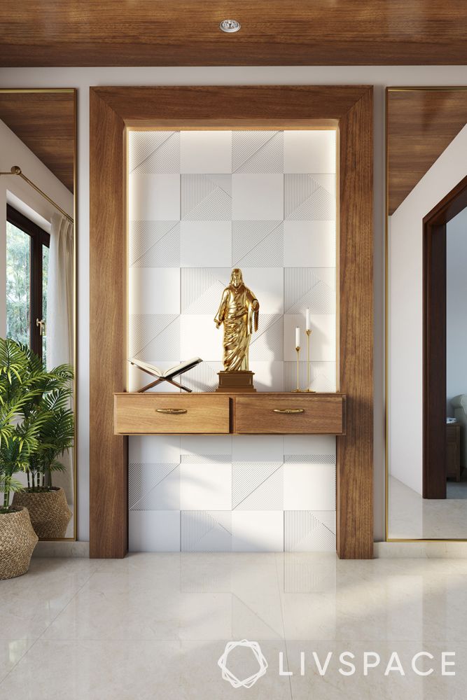 catholic-home-altars-modern-design-wooden-panel-white-tiles