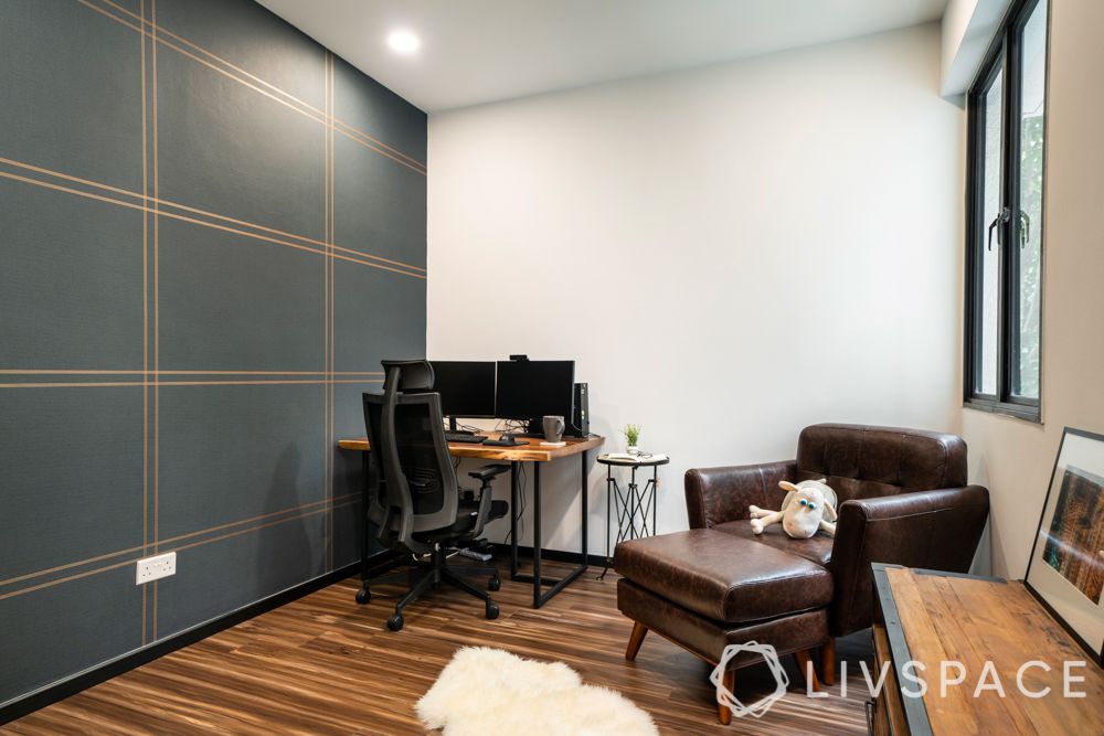 Elegant and Functional Girls Room with Glass Top Desk