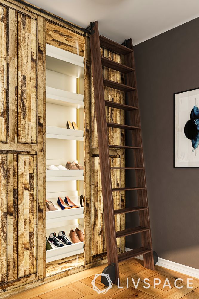 shoe-cabinet-rustic-finish-wooden-open-shelves