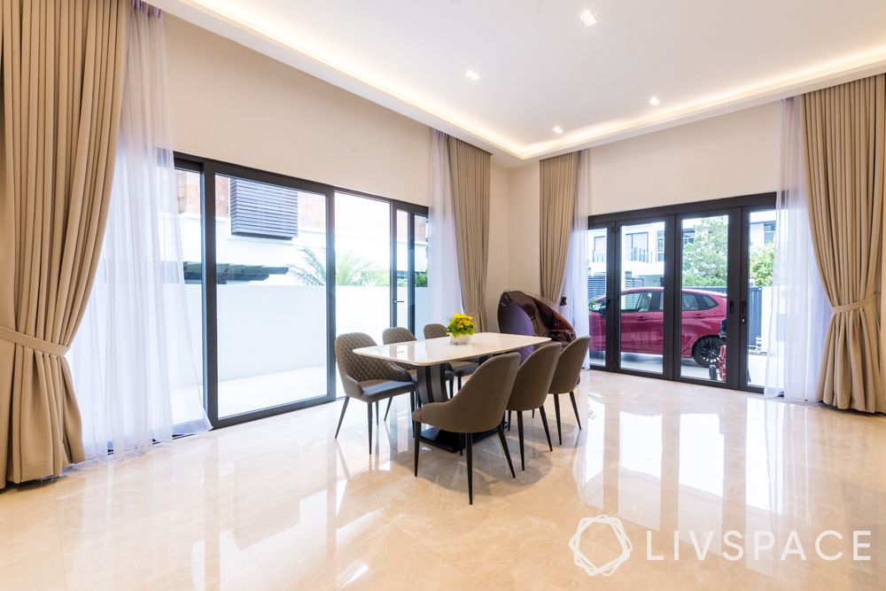 landed-house-design-dining-room-grey-chairs-white-tabletop