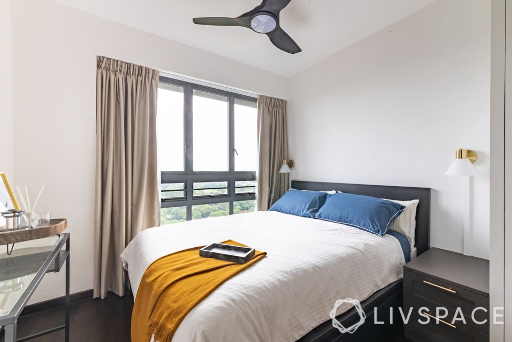 3-room-bto-renovation-master-bedroom-grey-bed-bedside-table-blue-pillows