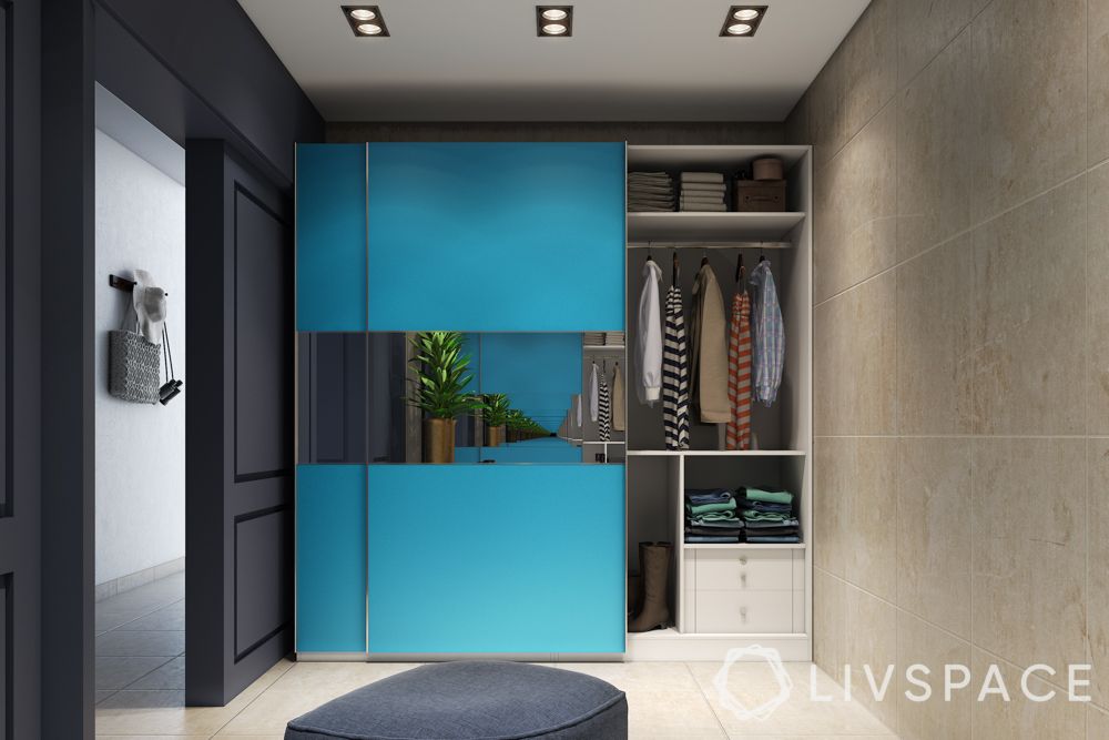 mirrored-wardrobe-blue-sliding-door