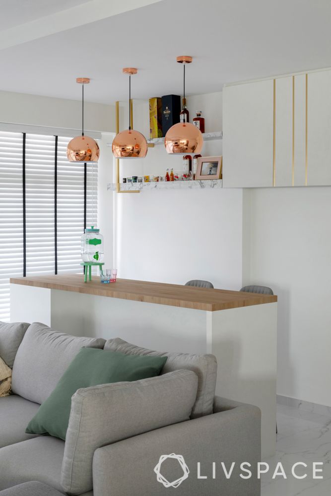 small-house-design-ideas-bar-counter-pendant-lights