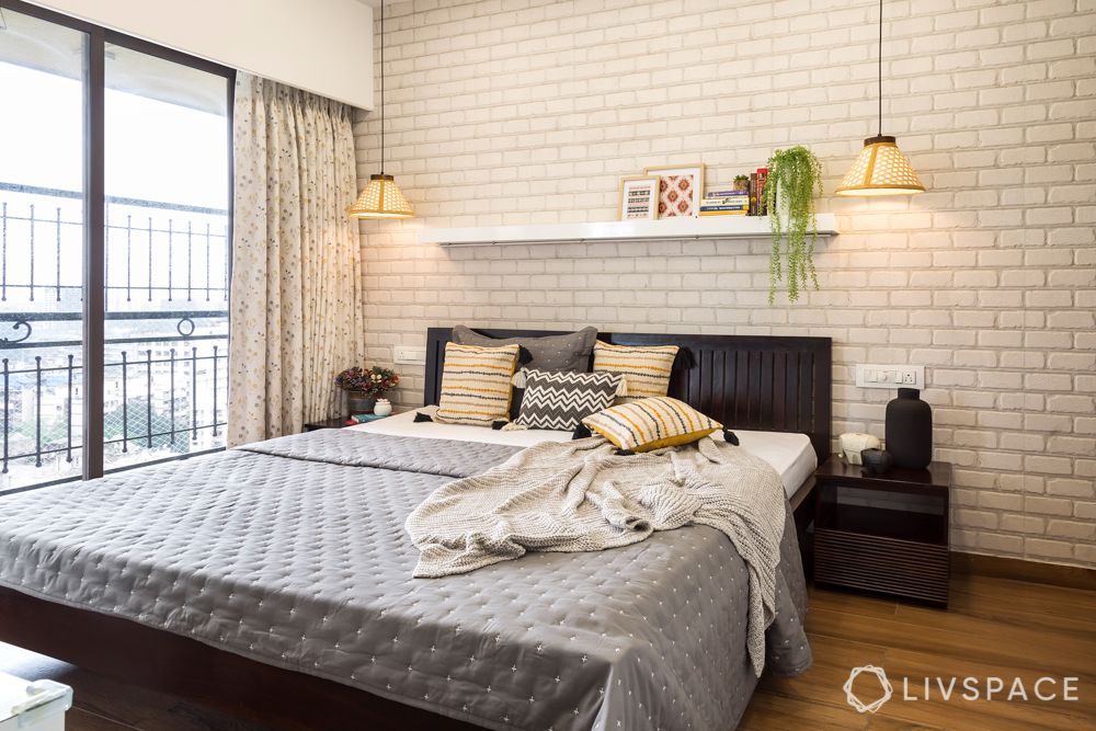 wall-white-brick-tiling-bedroom