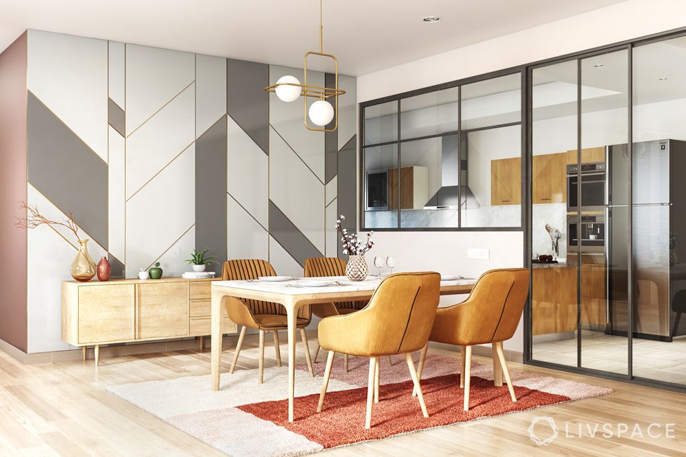 wall-panelling-white-and-grey-acrylic-dining-room