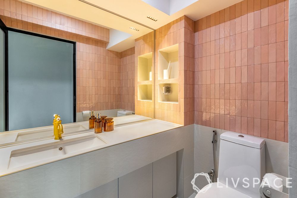 pink-ceramic-wall-tiles-white-sink-top