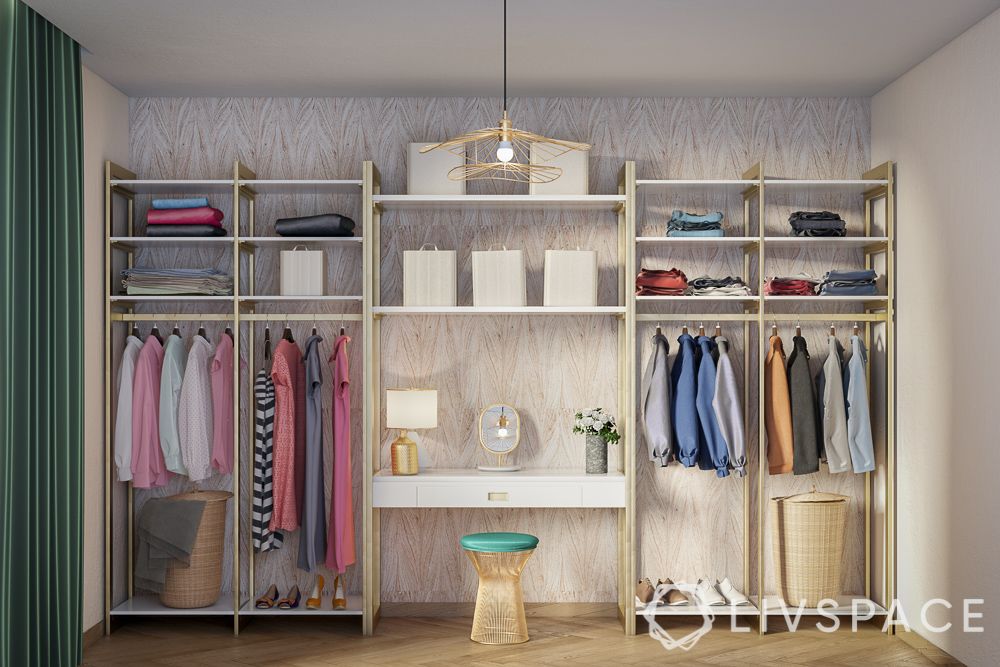 bedroom-wardrobe-designs-open-shelves