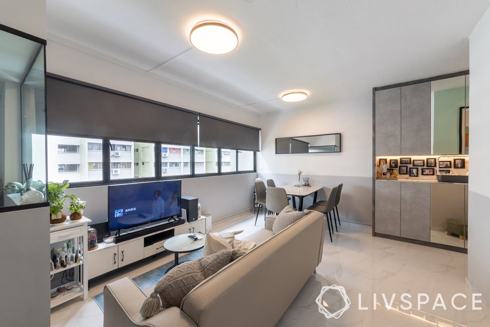 living-cum-dining-room-window-blinds-white-tv-unit