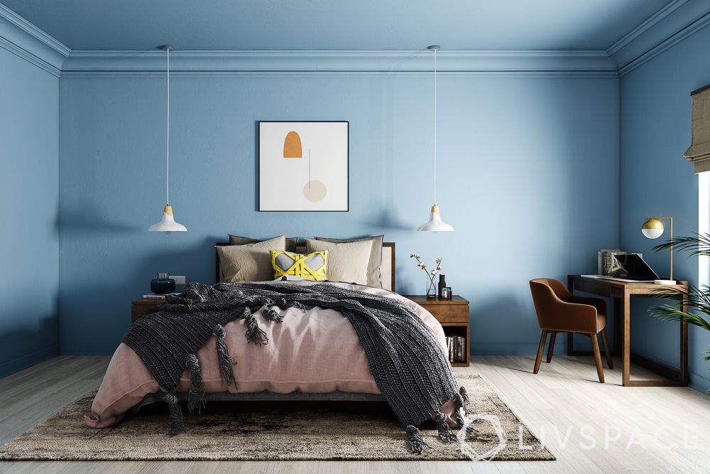 best-wall-paint-Singapore-pastel-icy-blue-bedroom