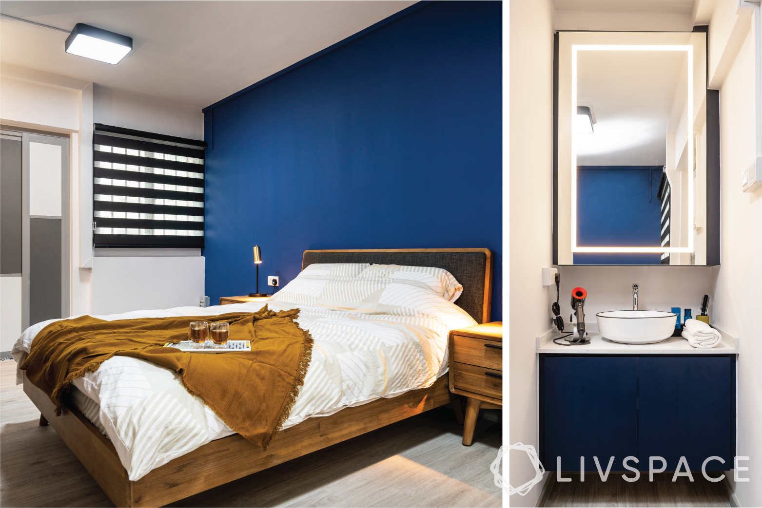 3-room-flat-bedroom-and-bathroom-royal-navy-blue
