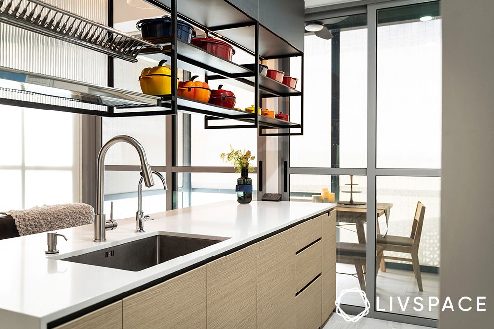 Hdb Industrial Kitchen Cabinet Design  