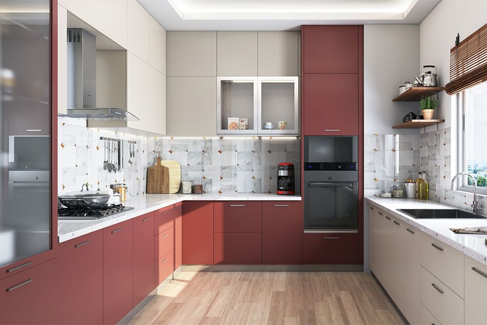 red-and-white-kitchen-for-house-interior