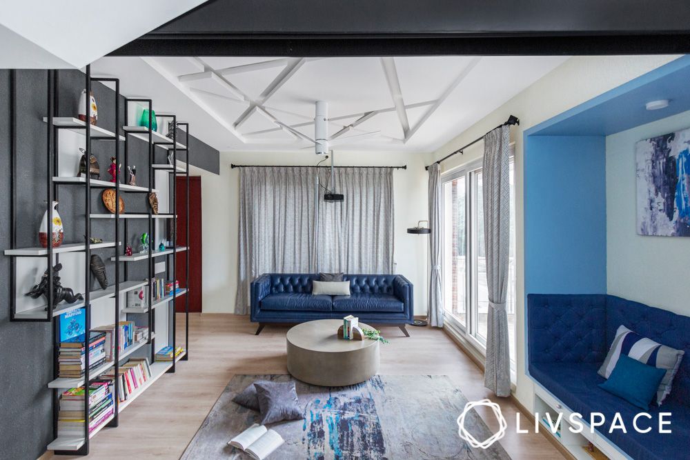 false-ceiling-singapore-in-blue-themed-living-room