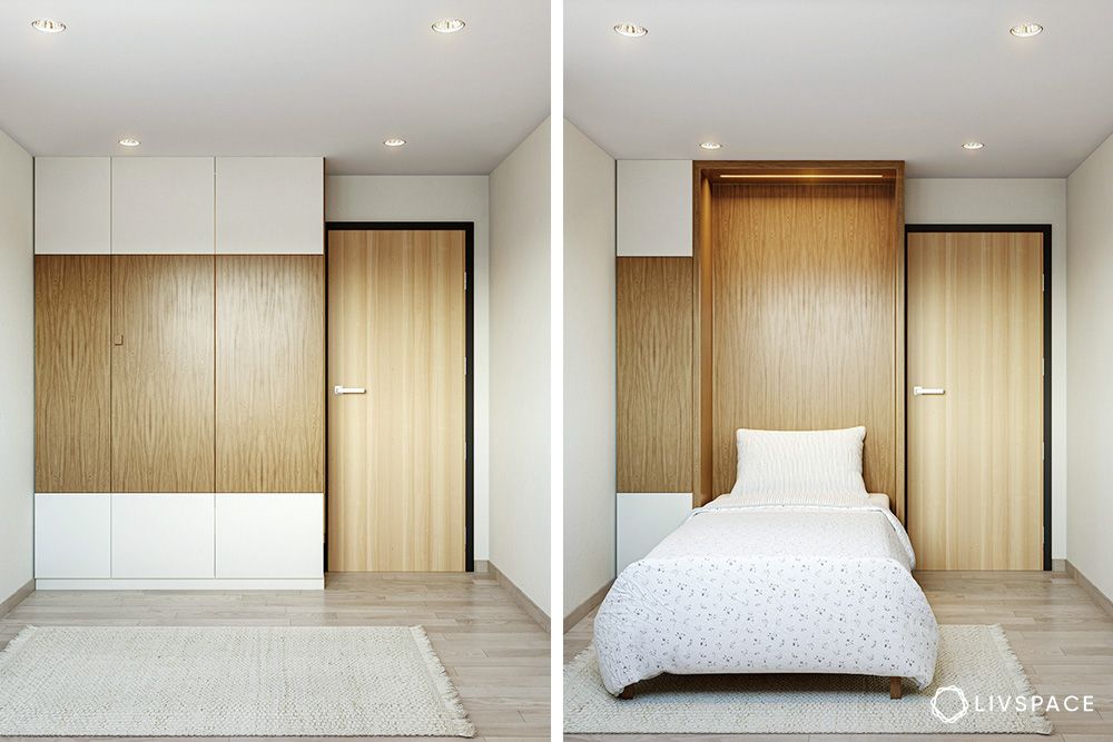 storage-friendly-pull-down-bed-design