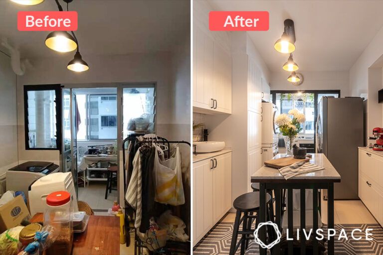 2022’s Best Kitchen Makeovers From Stunning Livspace HDBs