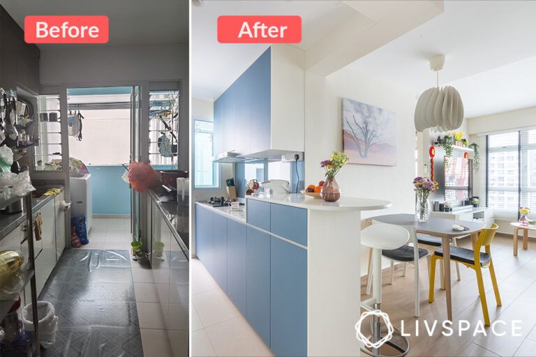 2022’s Best Kitchen Makeovers From Stunning Livspace HDBs