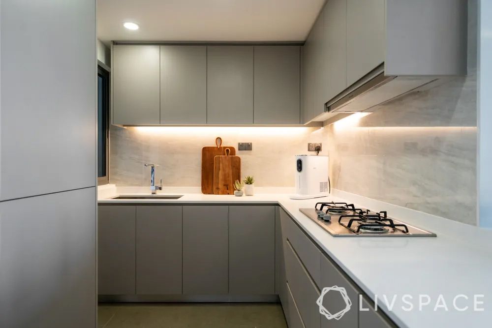 2-bedroom-condo-design-ideas-with-grey-kitchen-and-lighting