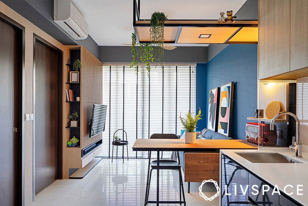 dark-themed-house-interior-with-blue-paint