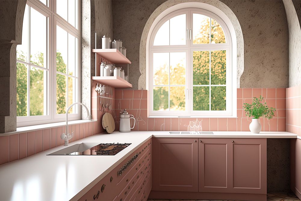 arched-kitchen-windows-with-wood-and-glass