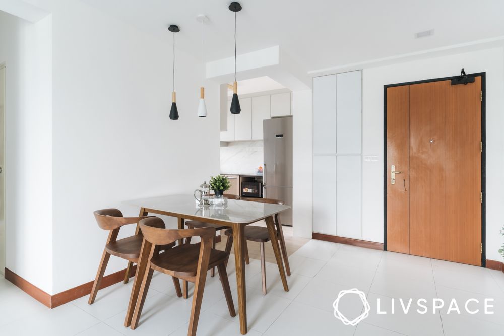 minimalist-dining-room-with-wooden-dining-chairs