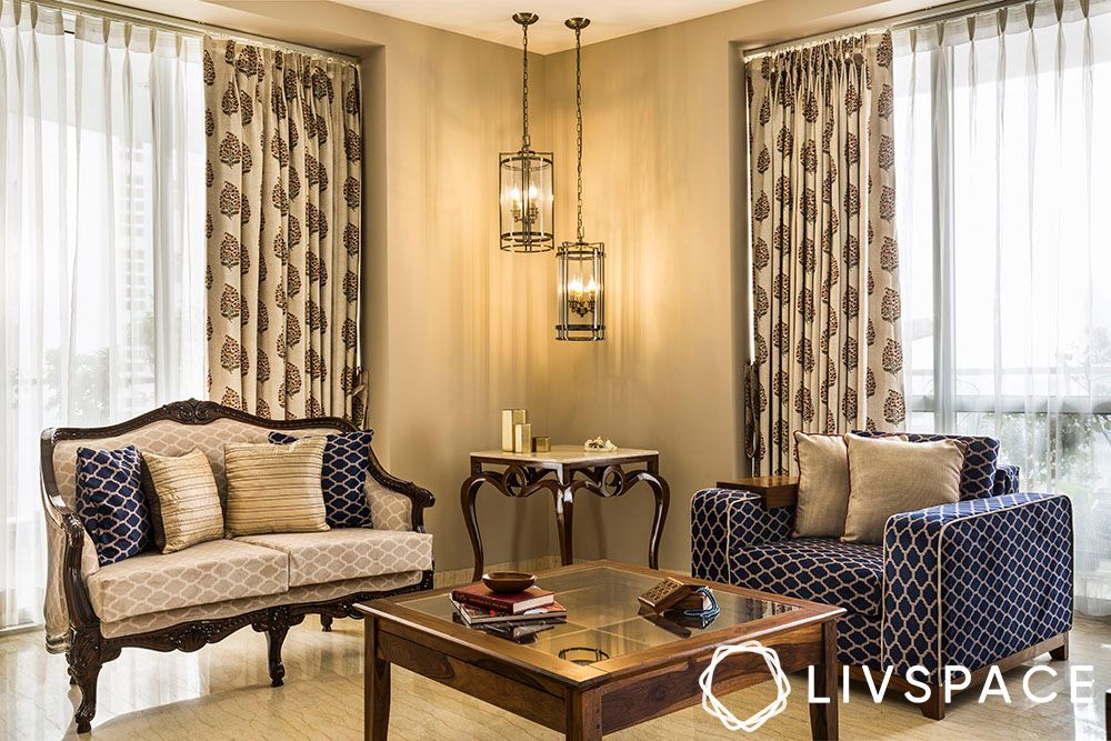 silk-types-of-curtains-in-living-room-with-lighting