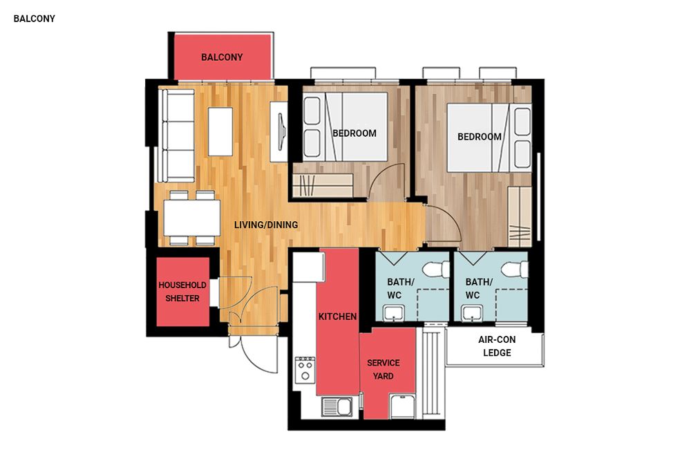 Room Bto Flats At Rivervale Ss