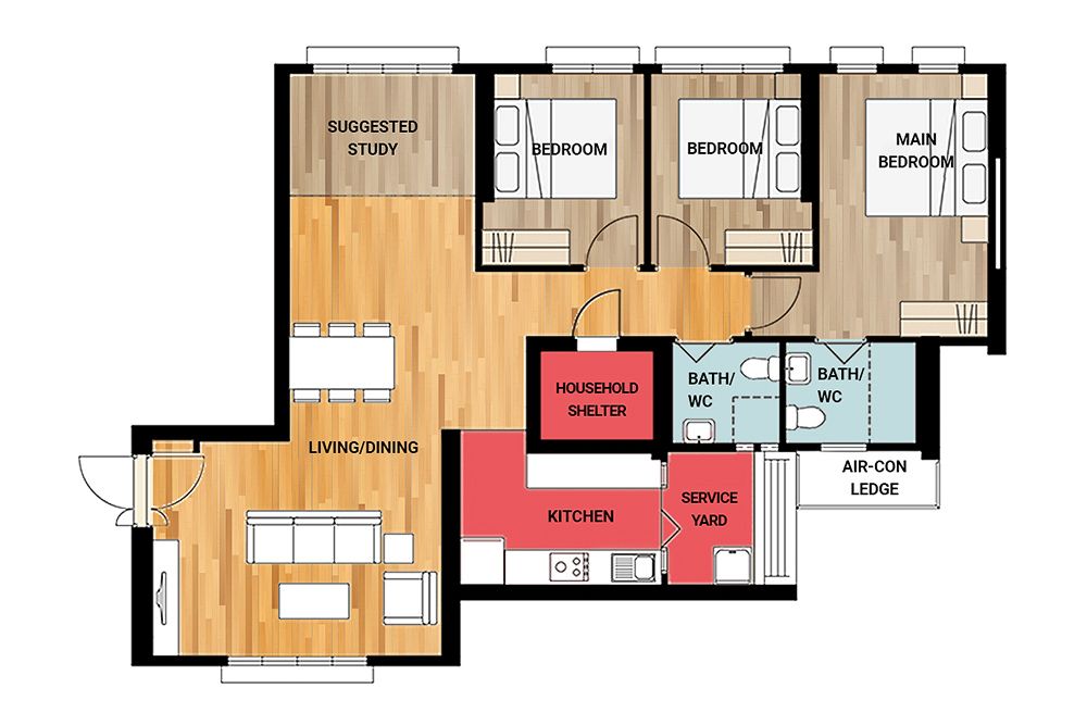 5-room-bto-floor-plan