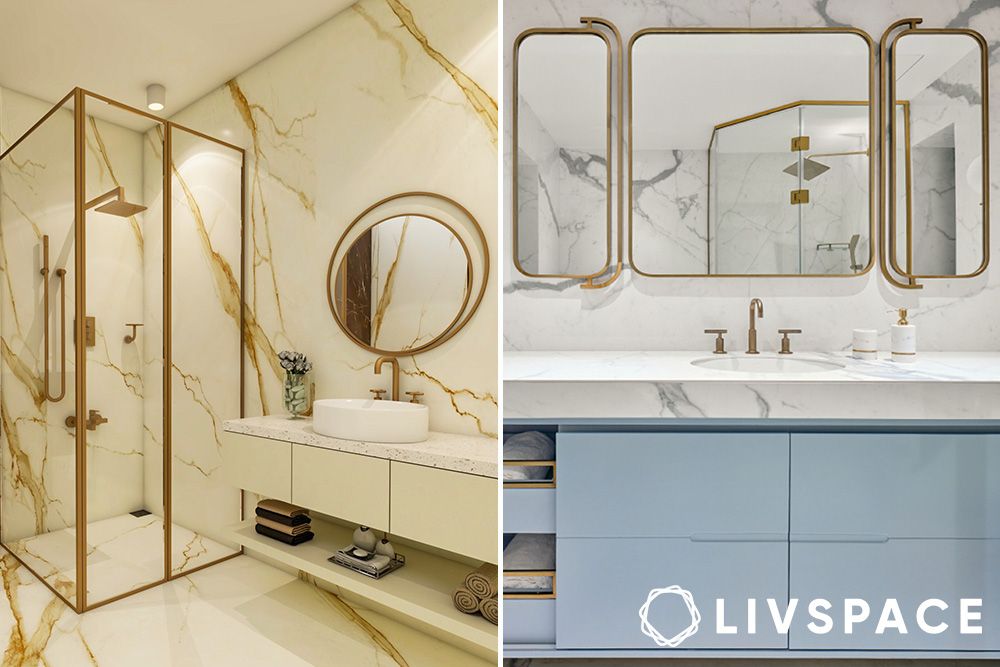 bathroom-with-contemporary-mirrors