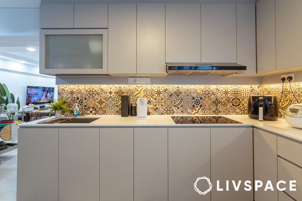 3 room hdb kitchen renovation with backsplash